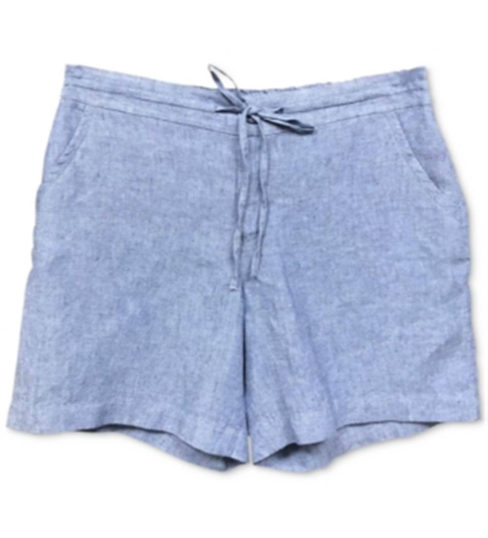 Charter Club Women's Pull on Shorts Blue Size Medium