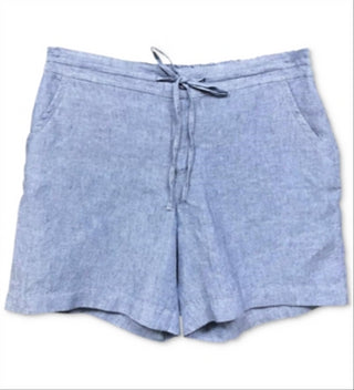 Charter Club Women's Pull on Shorts Blue Size Medium
