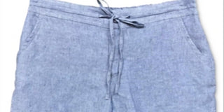 Charter Club Women's Pull on Shorts Blue Size Medium