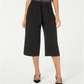 Alfani Women's Belted Culotte Black Size 10 Petite