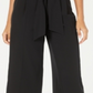 Alfani Women's Belted Culotte Black Size 10 Petite