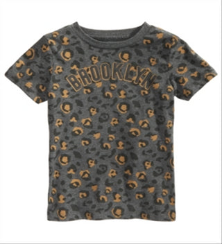 Epic Threads Little Boy's Brooklyn Leopard T-Shirt Gray Size 7