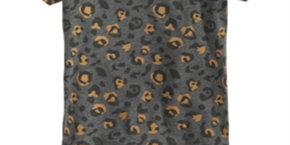 Epic Threads Little Boy's Brooklyn Leopard T-Shirt Gray Size 7