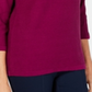 Karen Scott Women's 3/4 Sleeve Sweater Red Size X-Small