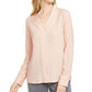 Calvin Klein Women's V Neck Top Pink Size Medium