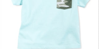 First Impressions Baby Boy's Cotton Bear Pocket T-Shirt Blue Size 12MOS