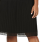 INC International Concepts Women's Plus Pleated Mid Rise Midi Skirt Black  Size 4XL