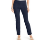 Charter Club Women's Cambridge Straight Leg Pants Blue Size 14