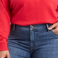 Levi's Women's Plus Logo Long Sleeve Sweatshirt Red Size 2X