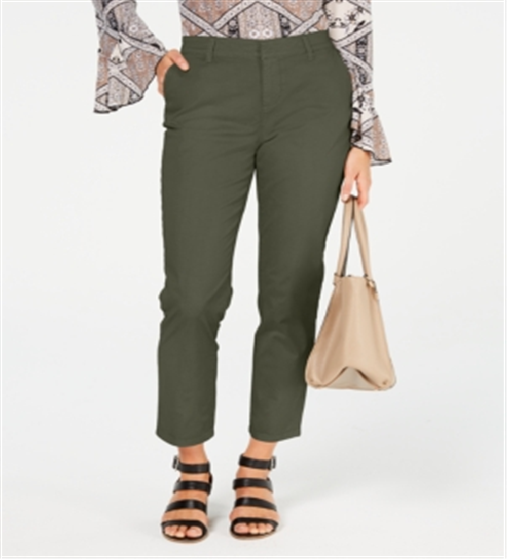 Style & Co Women's Chino Pants Green Size 4