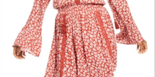 American Rag Junior's Animal Print Dress Orange Size XX-Small