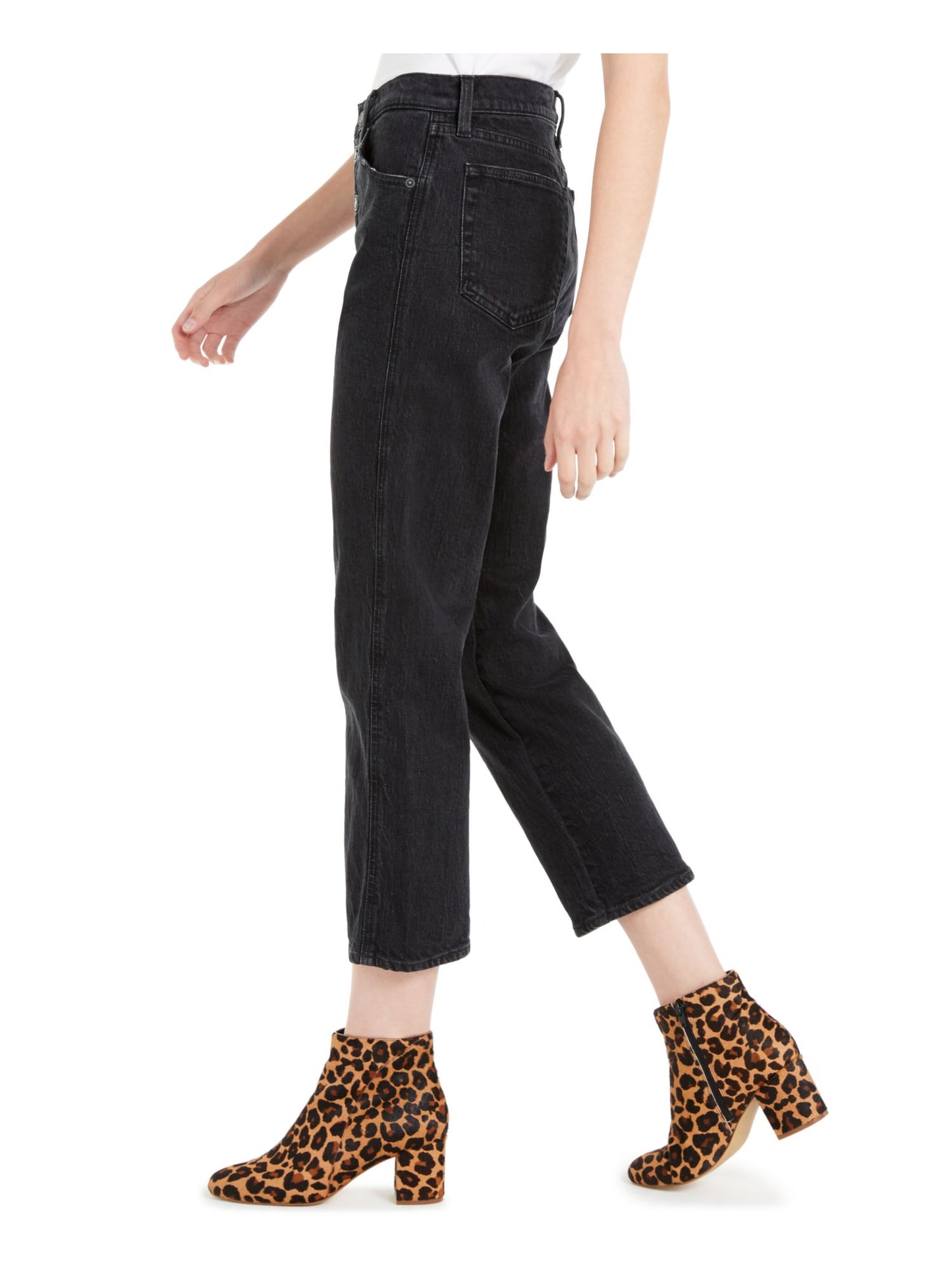 Lucky Brand Women's Cropped Pants Black Size 29