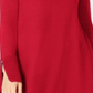 Alfani Women's Ribbed Tunic Sweater Red Size X-Small