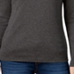 Charter Club Women's Pima Cotton Long Sleeve Top Gray Size XX-Large