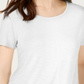 Style & Co Women's Ruffled Hem Top White Size Petite S