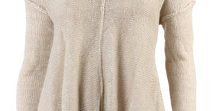 Free People Women's Dancing in the Forest Tunic Sweater Brown Size Medium