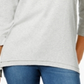 Style & Co Women's Handkerchief Hem Tunic Gray Size Petite L