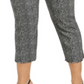 Alfani Women's Plus Printed Cropped Pull on Pants Light Blue Size 26 W