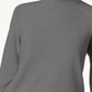 Karen Scott Women's Mock Neck Sweater Gray Petite Small