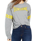 Modern Lux Women's Sunshine Slogan Graphic T-Shirt Gray Size Large