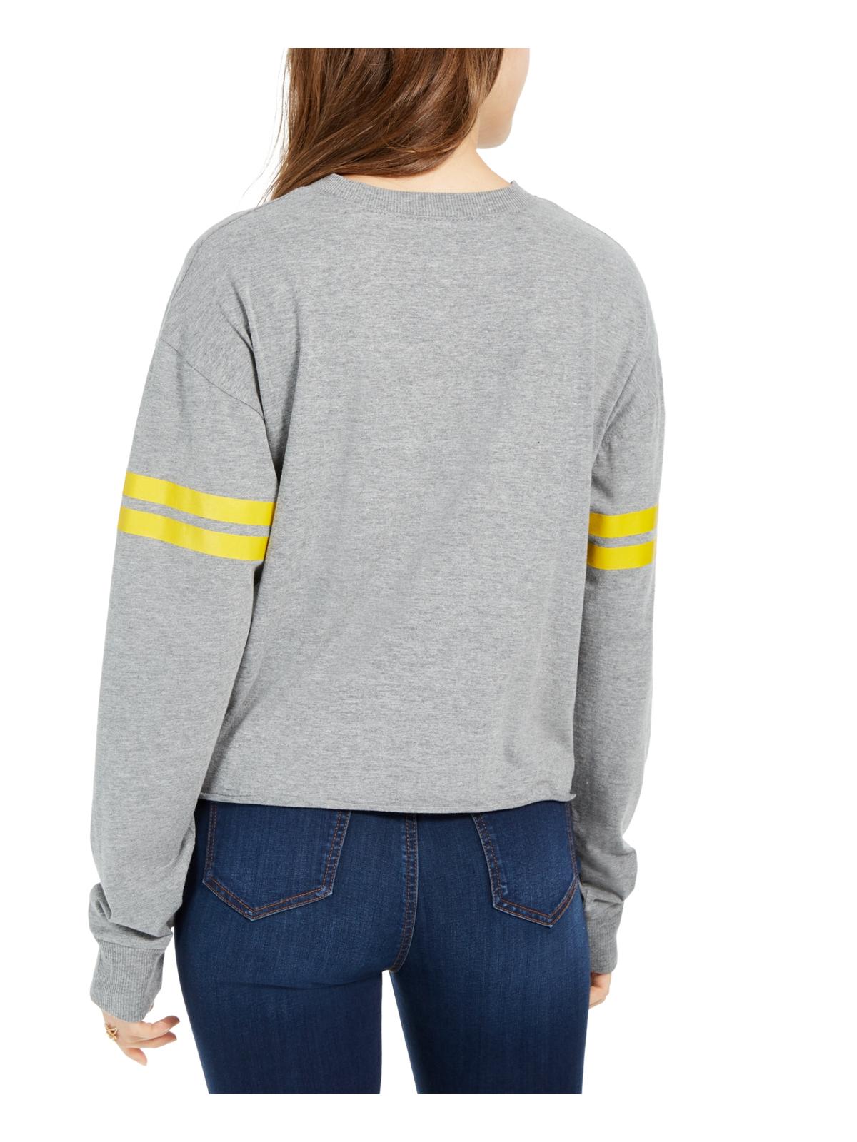 Modern Lux Women's Sunshine Slogan Graphic T-Shirt Gray Size Large