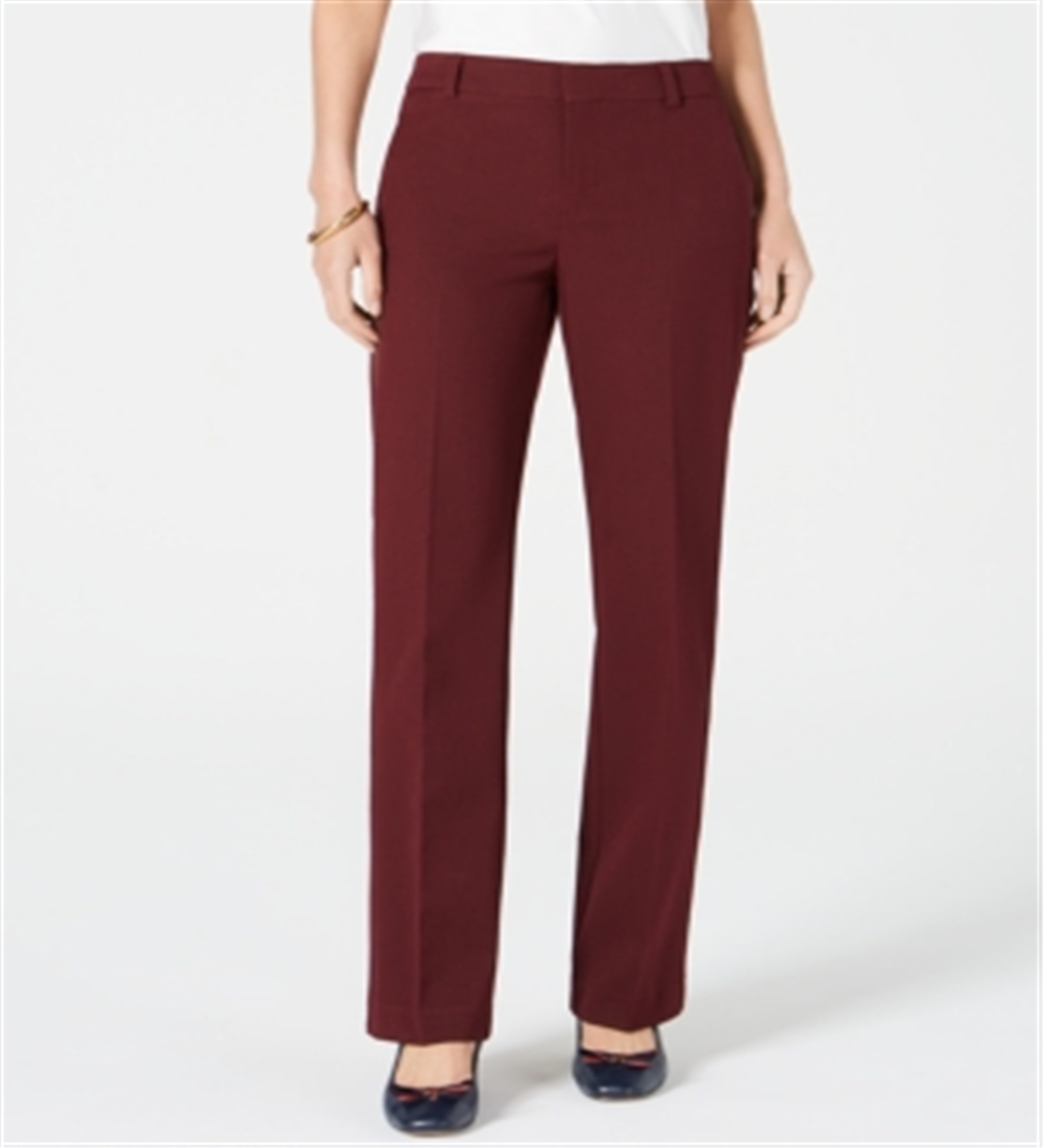 Charter Club Women's Trouser Pants Red Size 6
