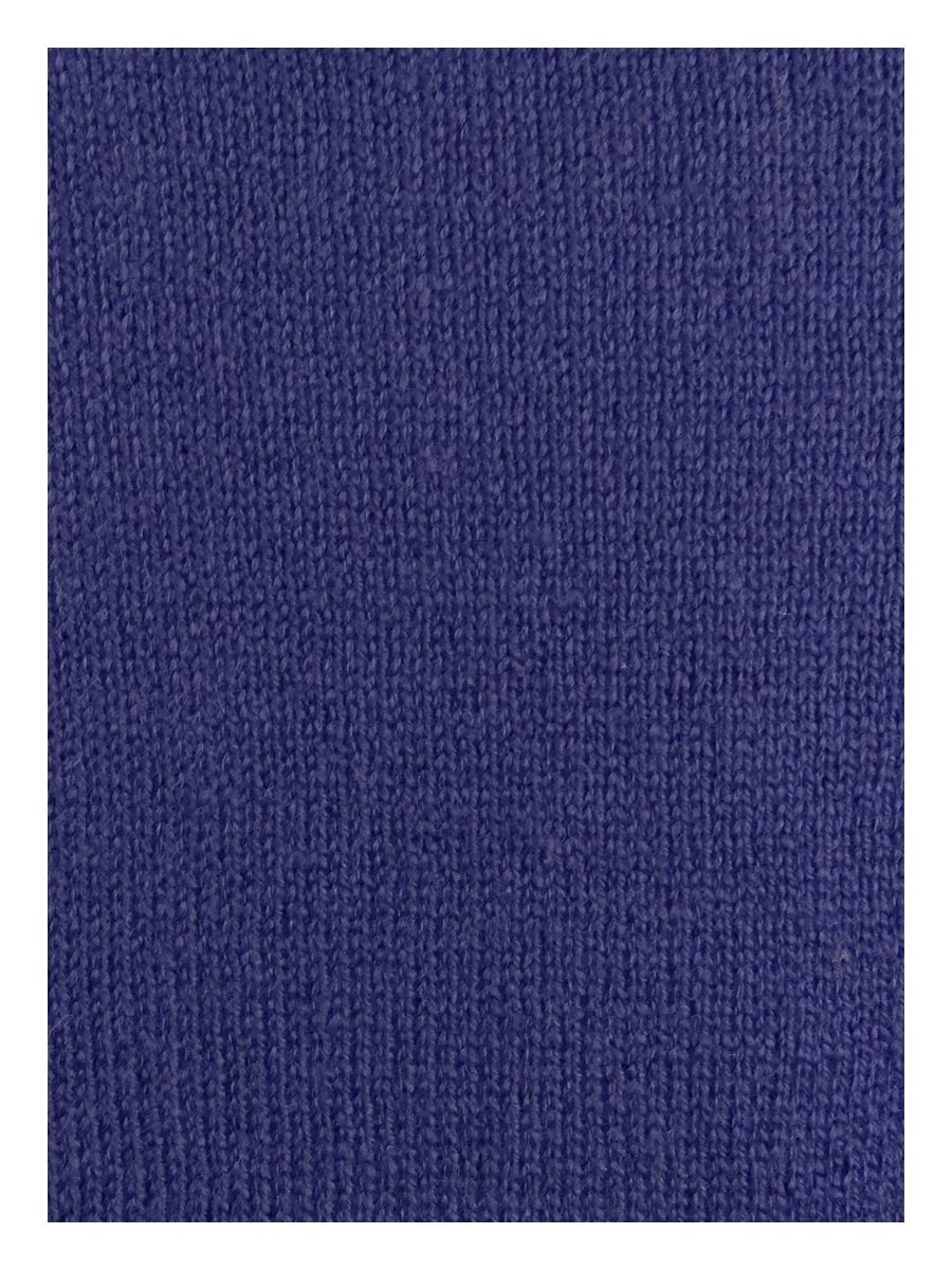 Style & Co Women's Ruffle Hem Knit Sweater Purple Size Petite Large