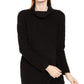 Eileen Fisher Women's Textured Long Sleeve Turtle Neck Sweater Black Size X-Large