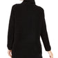 Eileen Fisher Women's Textured Long Sleeve Turtle Neck Sweater Black Size X-Large