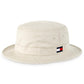 Tommy Hilfiger Men's Ardin Bucket Hat Cotton Logo Beige Size L/XL