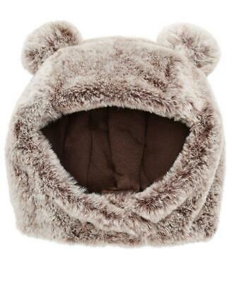 First Impressions Baby Boy's & Girl's Faux Fur Animal Ear Hat Brown Size 0-6 MOS