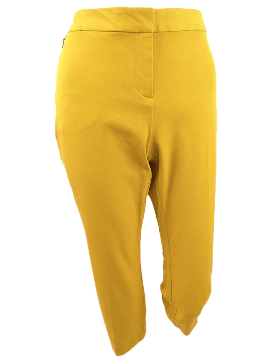 Alfani Women's Capri Pants Yellow Size 10 Petite