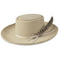 Stetson Men's Feather Hat Brown Size Small
