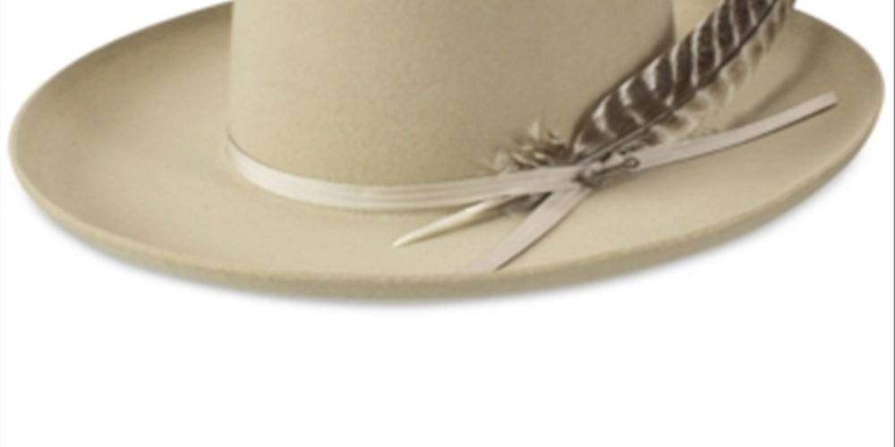 Stetson Men's Feather Hat Brown Size Small