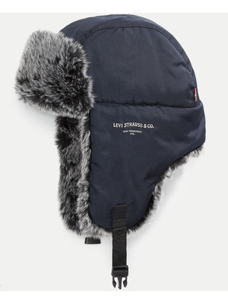 Levi's Men's Lined Trapper Hat Black Size S/M