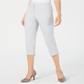 Alfani Women's Straight Leg Capri Pants Gray Size 4