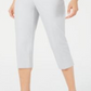 Alfani Women's Straight Leg Capri Pants Gray Size 4