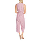 Vince Camuto Women's Wide Leg Cropped Jumpsuit Pink Size Large