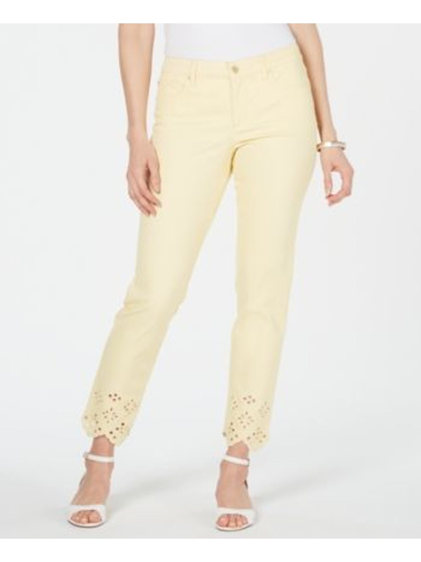 Charter Club Women's Jeans Yellow Size 6