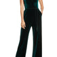 Vince Camuto Women's Velvet Jumpsuit Green Size 0