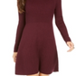 Style & Co Women's Ribbed Sweater Dres Purple Size Petite X-Large