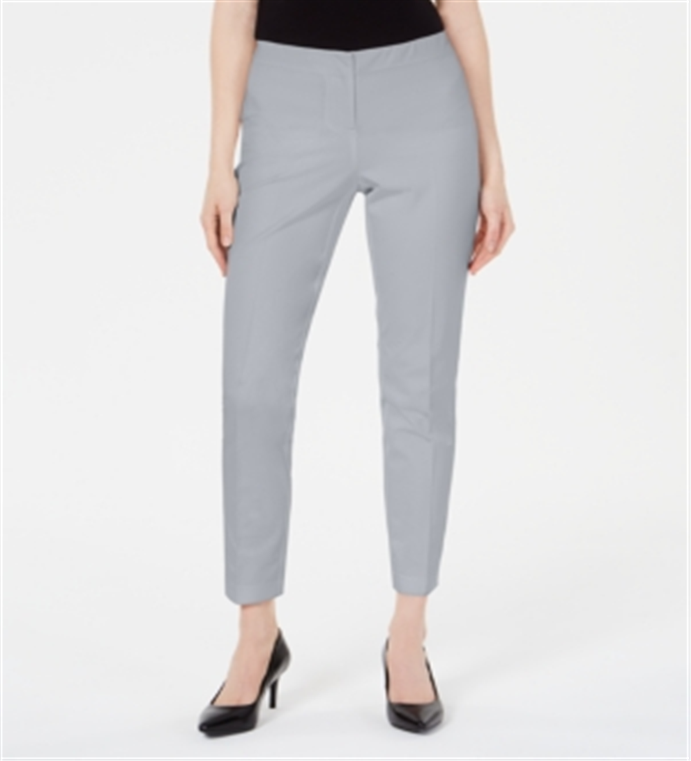 Alfani Women's Bi Stretch Hollywood Skinny Pants Gray Size 12 Petite