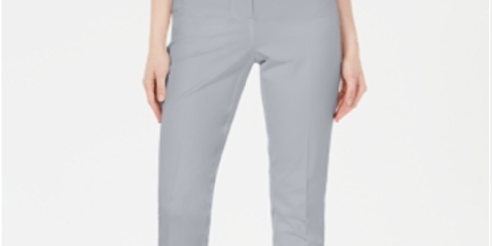 Alfani Women's Bi Stretch Hollywood Skinny Pants Gray Size 12 Petite