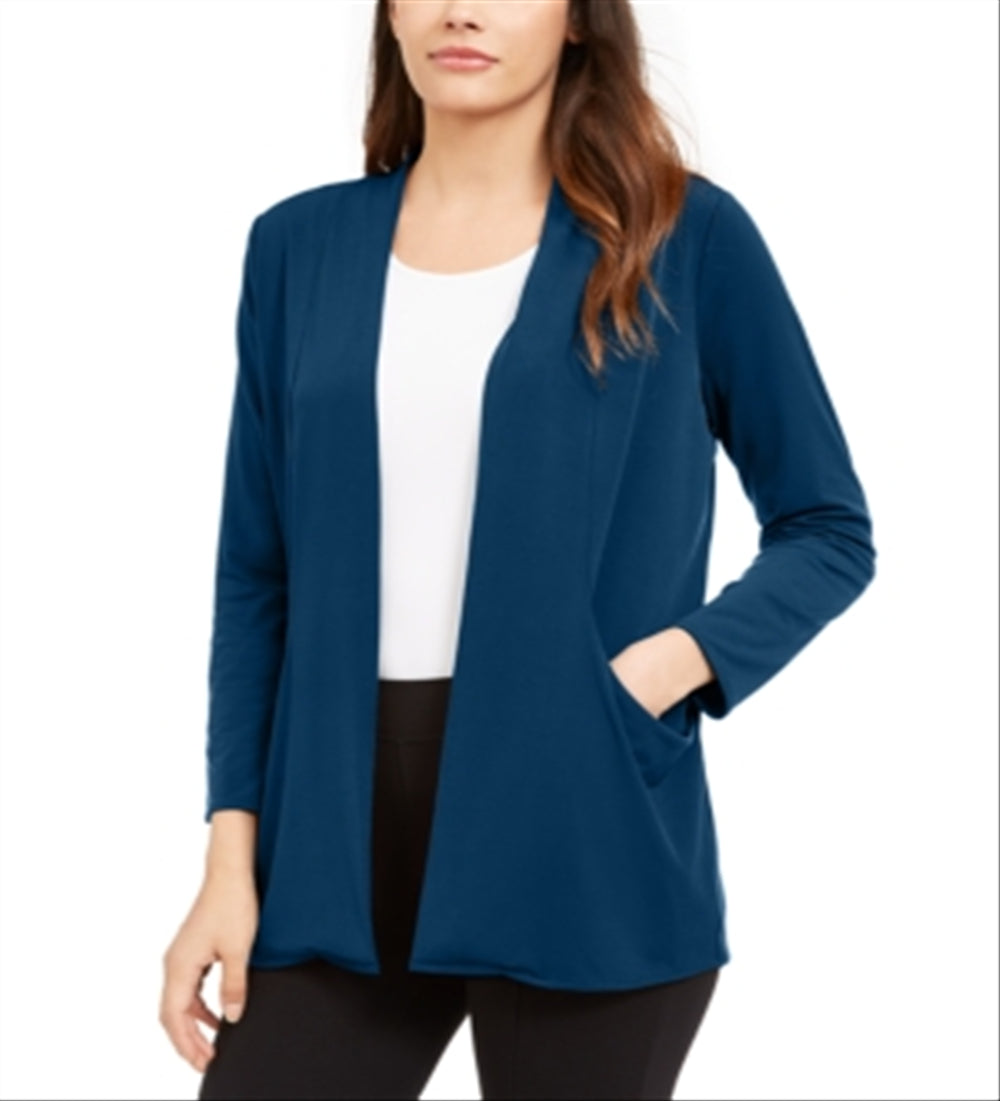 Alfani Women's Open Front Cardigan Green Size X-Large