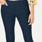 Charter Club Women's Newport Tummy Control Slim Fit Pants Blue Size 10