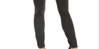 INC International Concepts Women's Skinny Moto Pants Gray Size 2