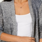 Style & Co Women's Ombre Open Front Cardigan Gray Size PP
