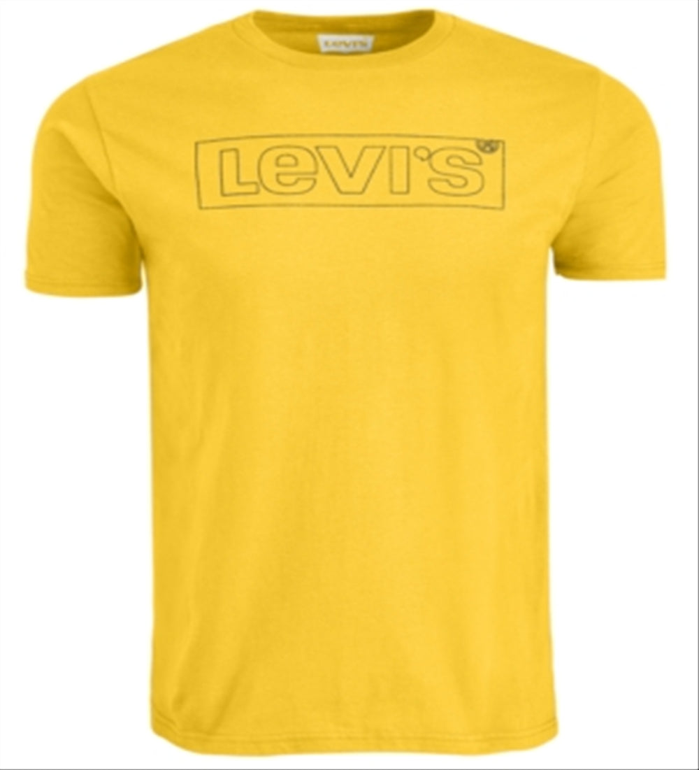 Levi's Men's Boxed Logo T-Shirt Yellow Size Small