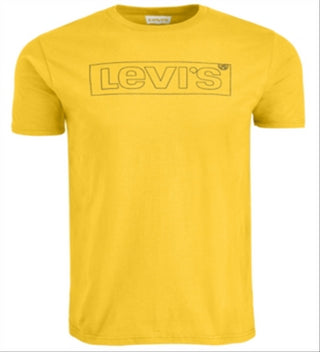 Levi's Men's Boxed Logo T-Shirt Yellow Size Small
