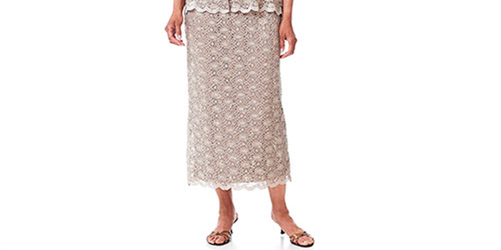 R&M Richards Women's Sequined Sleeveless Scoop Neck Tea Length Shift Dress Brown Size 18